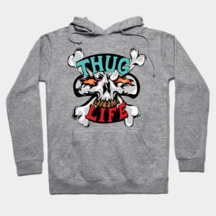 Thug Life Skull II Hoodie